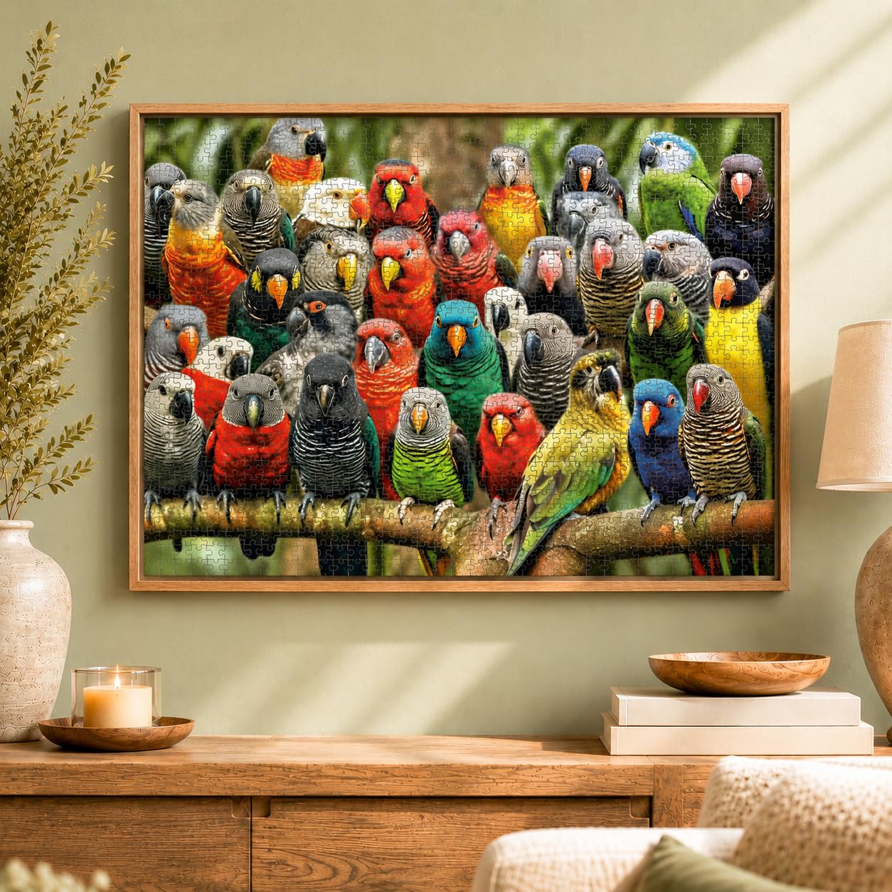 Cross & Glory | Jigsaw Puzzles for Adults | Kaleidoscope of Feathers