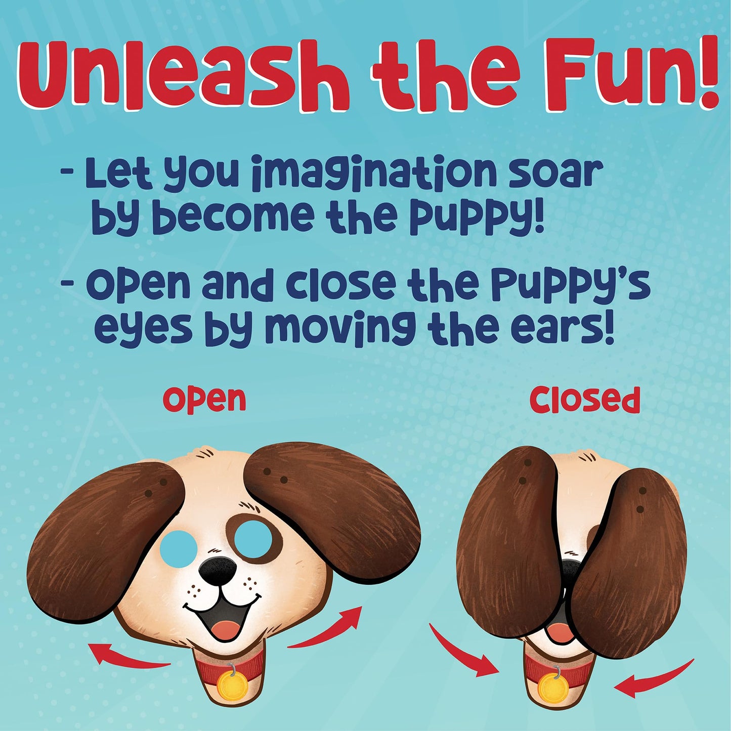 MindWare Peeking Puppy - Playful Memory Game for Kids with Puppy Mask - Early Learning Matching & Set Collection Game for Ages 3+, 2-4 Players
