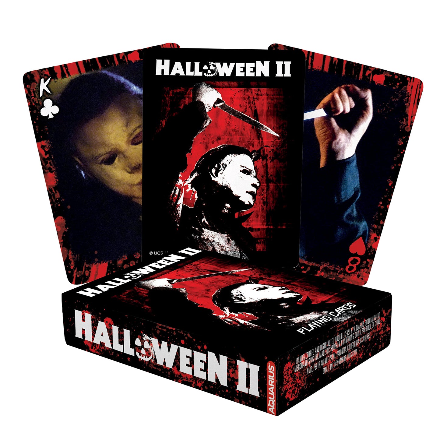 AQUARIUS Halloween 2 Playing Cards - Halloween 2 Themed Deck of Cards for Your Favorite Card Games - Officially Licensed Halloween Merchandise