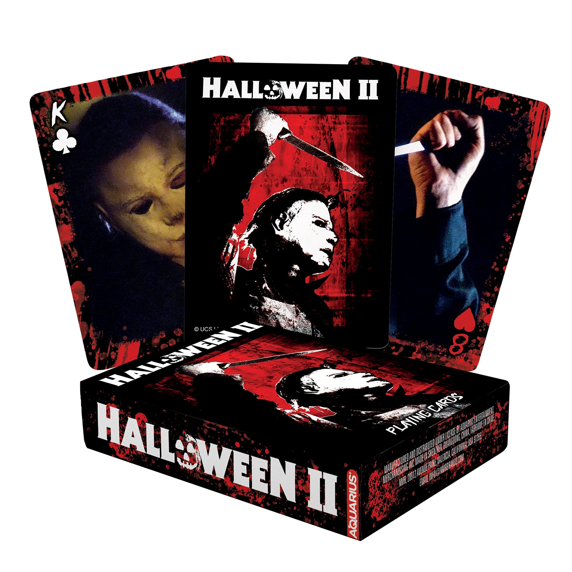 AQUARIUS Halloween 2 Playing Cards - Halloween 2 Themed Deck of Cards for Your Favorite Card Games - Officially Licensed Halloween Merchandise