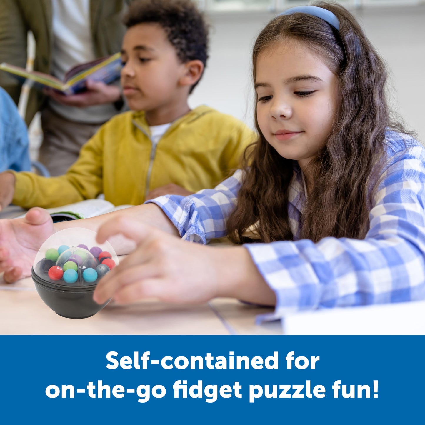 Learning Resources Scramboozle Puzzle Ball - 3D Brain Teaser Puzzles for Kids and Adults, Puzzles for Teens, Problem Solving Puzzle Games, Travel