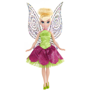 Disney Fairies Classic Tink with Dress Doll, Pink/Green