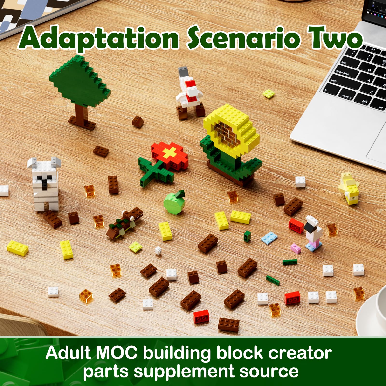 360 Piece White Classic Building Blocks Bulk, 7 Sizes Building Bricks Assortment Pack, Compatible with Lego Parts and Pieces (Red)