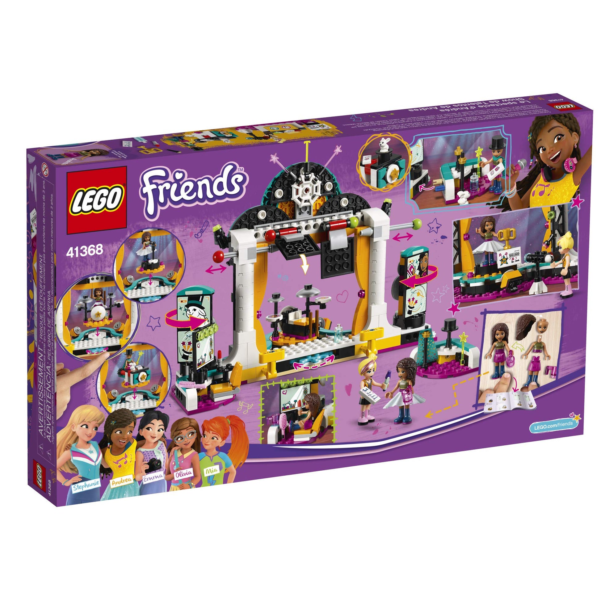 LEGO Friends Andrea’s talent Show 41368 Building Kit (429 Pieces)
