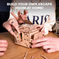 ESC WELT Space Box 3D Game - 3-in-1 Wooden Brain Teaser - Gift Box Riddle - Puzzle for Children and Adults - Mind Challenge - Escape Room
