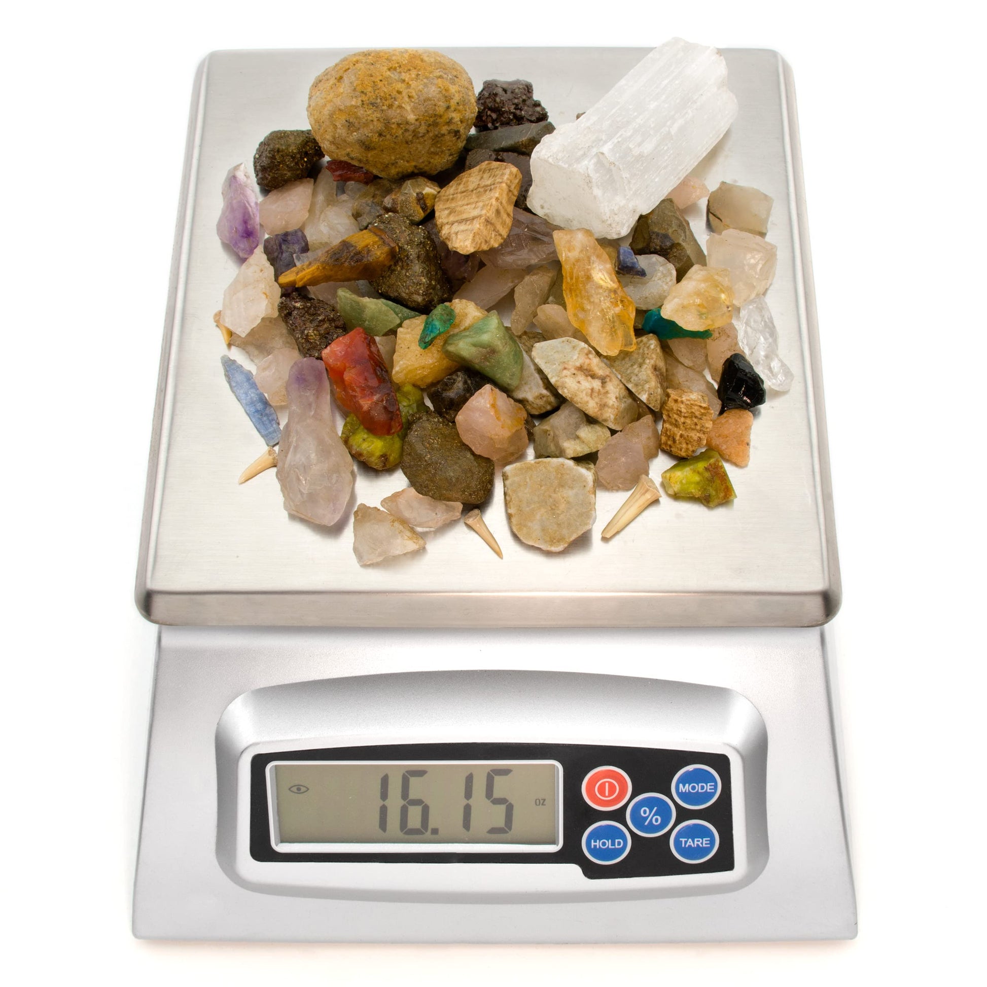 Boone's Mill Gemstone Paydirt | 5 Pounds | Gem Mining Rough Stone Mix | Rock Fossil ID Guide