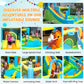 Whubefy Inflatable Bounce House Water Slide, 13 in 1 Mega Blow Up Water Park Bounce Castle - 550W Blower 2 Slides Dual Pool Jump Area Water Arche 5