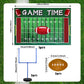 5 PCS Large Football Party Goal Post Decoration Kit with 2 PCS 15.75 in Field Goal Posts 1 PCS 59 in Court Table Runner 2 PCS 3.35IN Footballs