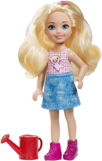 Barbie Sweet Orchard Farm Chelsea Doll, Blonde, with Watering Can