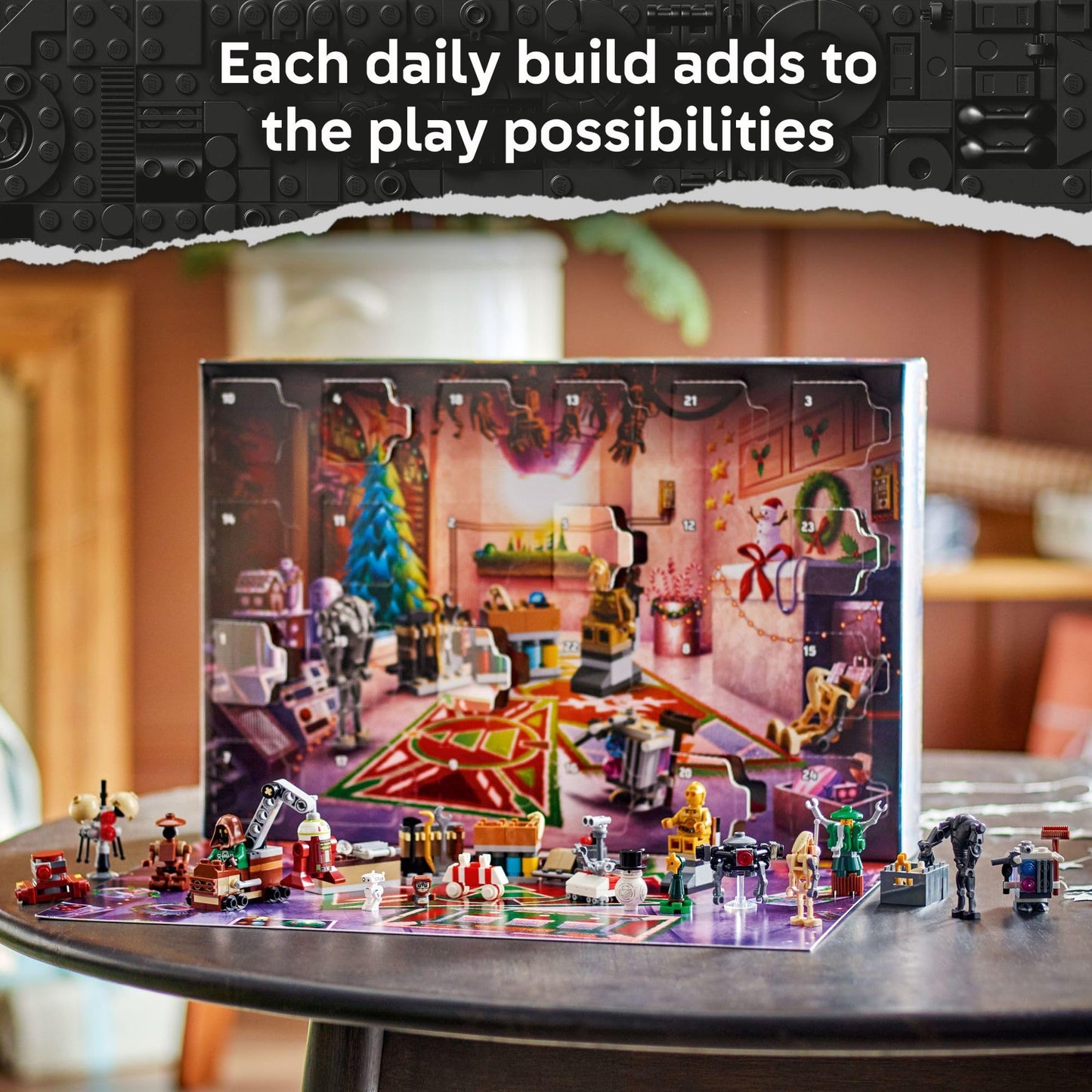 LEGO Star Wars Advent Calendar 2025 Kids Toy - Holiday Countdown Playset with 24 Toys for Boys & Girls, Ages 6+ - Includes C-3PO & BB-8 Figures - Star