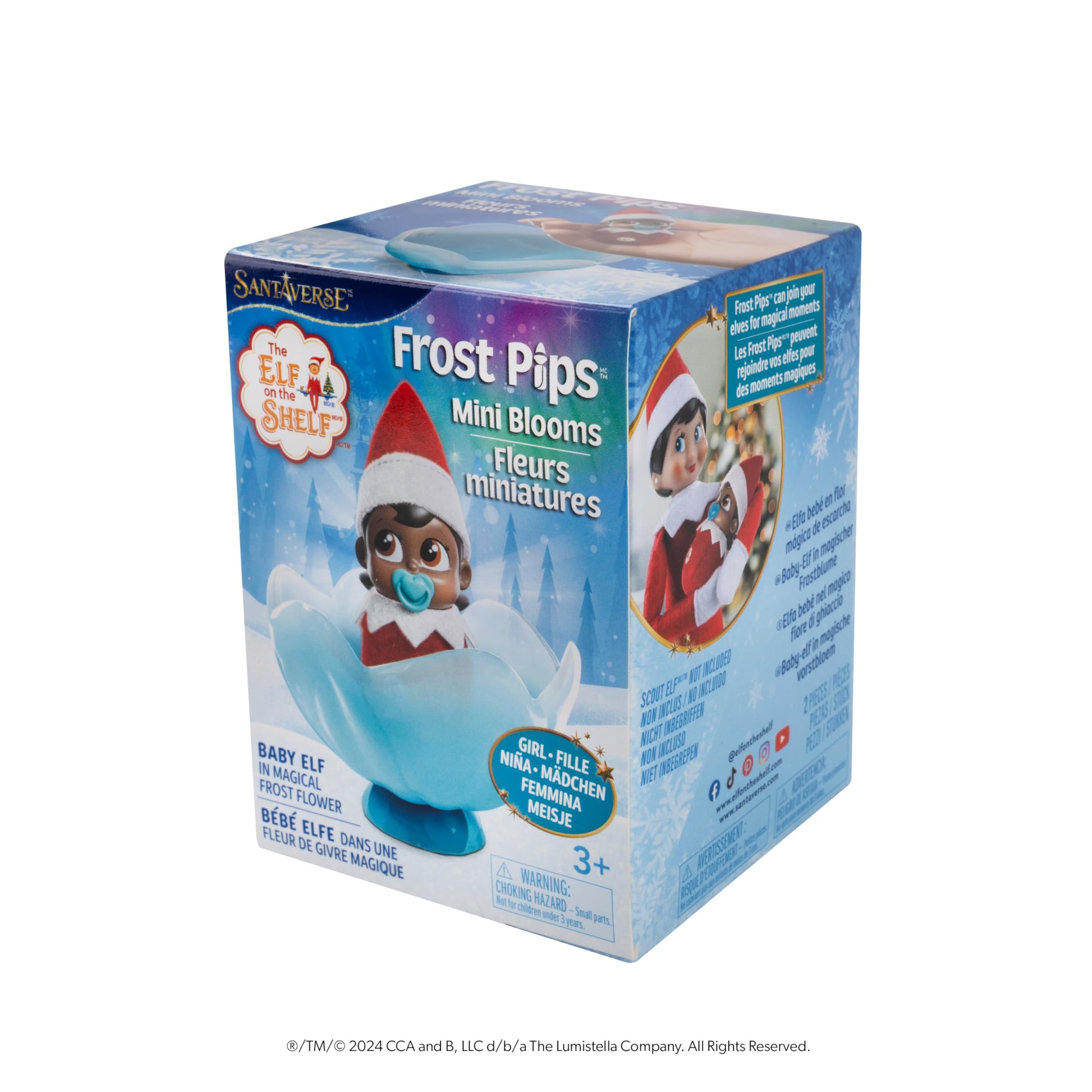 The Elf on the Shelf® Brown Eyed Girl & Matching Frost Pips™ Mini Bloom