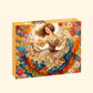 Puzzles for Adults 500 Pieces, Flower Dress Jigsaw Puzzles - Floral Dance, Impossible Flower Puzzle for Seniors Families, 20.47x14.96 Inches, 1:1