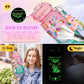 Bemetu Glow in the Dark Decorate Your Own Water Bottle Kits for Girls Age 4 5 6 7 8 9 10, Unicorn Diamond Painting Crafts Stickers, Fun Arts