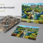 Springbok The English Garden 500 Piece Jigsaw Puzzle for Adults - Cottage Garden Landscape Puzzle - Poster Now Included - Unique Cut Pieces - Made in