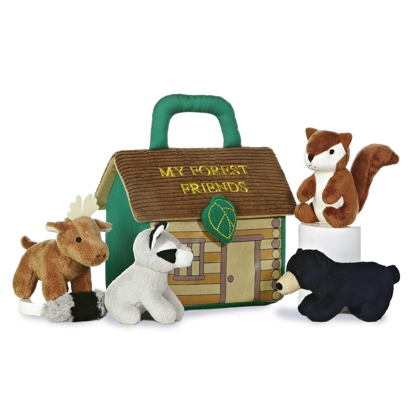 Aurora® Engaging Baby Talk™ My Forest Friends™ Baby Stuffed Animal - A Fun Playset for Sensory Engagement and Play - for Babies and New Parents