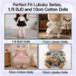 QIXINGWISE Doll Shoes for Lububu, 15cm 17cm Dolls Accessories, Mini PU Leather Shoes, Fashion Dress Up Doll Shoes Replacement for 6.7 Inches Dolls (2