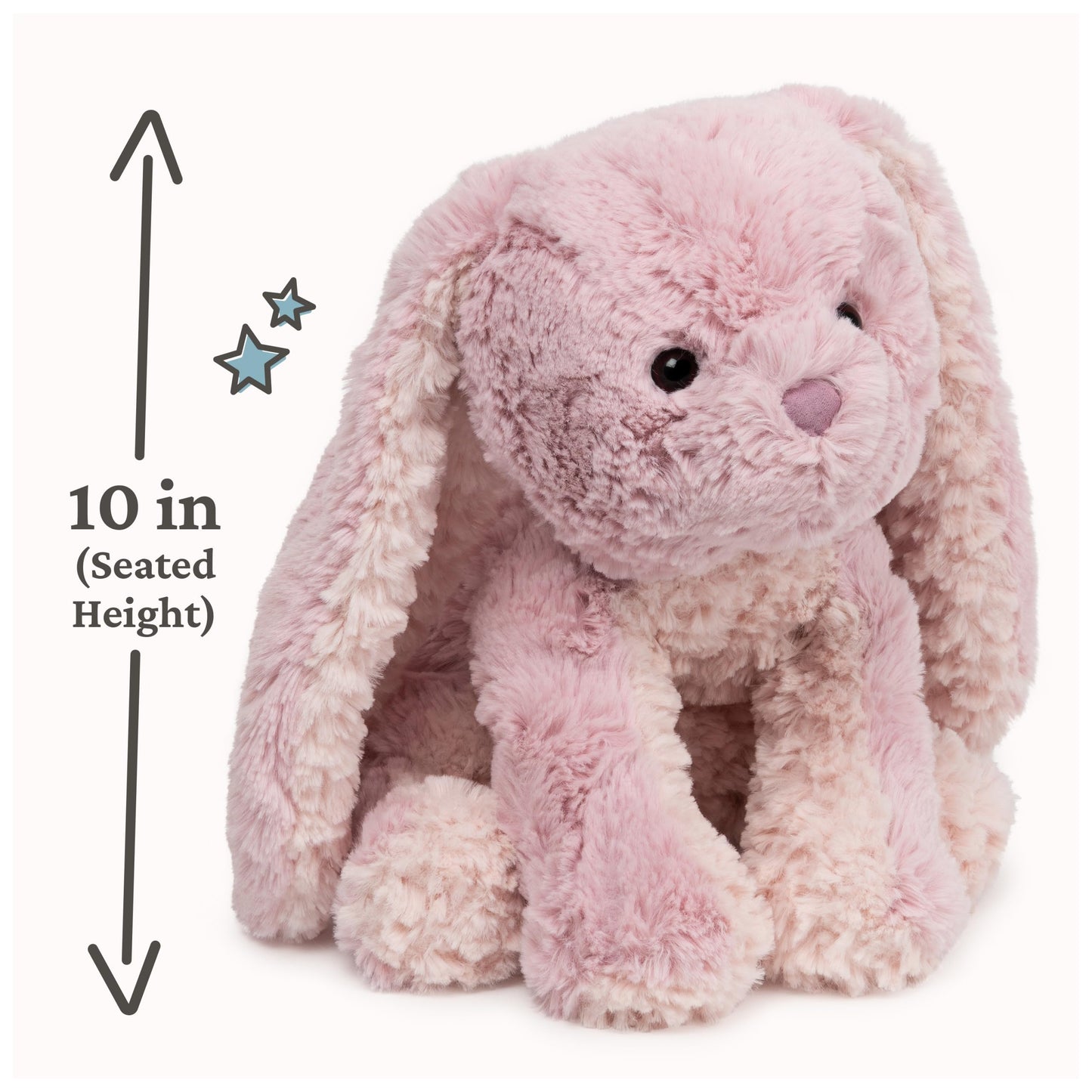 GUND Cozys Collection Bunny 10-Inch Stuffed Animal Sensory Toy for Ages 0+