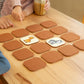 Felt Safari Matching Game for Toddlers - Wild Animal Memory Game & Flash Cards - Soft and Safe for Ages 1+ - Montessori Preschool Learning Activity