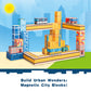 SSKIDSTOYS Magnetic Blocks-140PCS 1 in Big Size Magnetic Building Blocks, Magnetic Tiles Kids Build Cubes 2026 Upgraded STEM Game Toys, Christmas