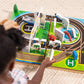 Melissa & Doug Take-Along Airport Wooden Play Set with Vehicles