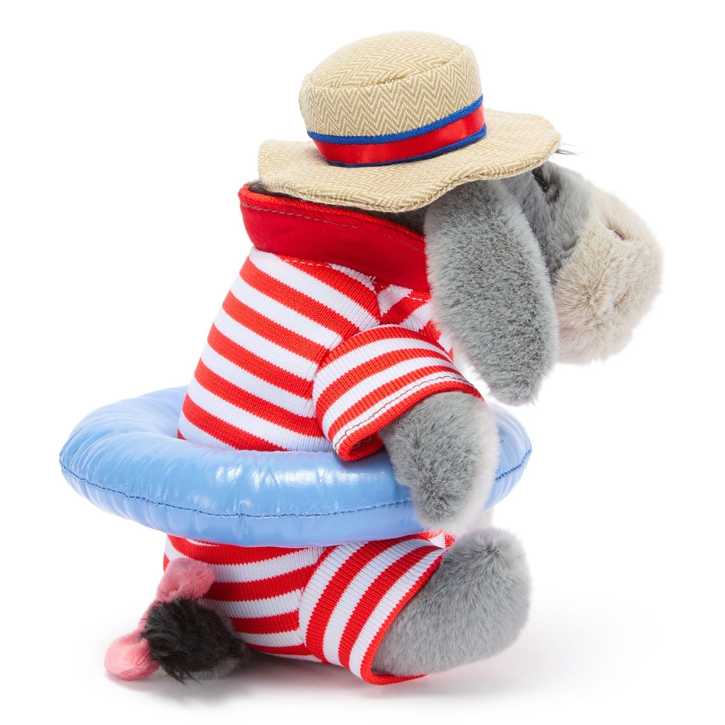 Disney Store Official Bathing Suit Plush - 7" Eeyore Mini Bean Bag Plushie - Cute Stuffed Animal with Detailed Sculpting, Embroidered Features & Bean