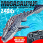 toylefun Remote Control Swimming Mosasaurus Toy, 2.4GHz Waterproof Design, 24-Inch Dinosaur Water Toy with Spray Function