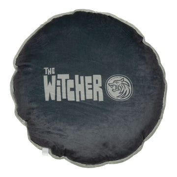 JINX Netflix's The Witcher Wolf School Pillow Plush, Multi-Colored, 15" Diameter Home Decor