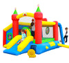 WELLFUNTIME Inflatable Bounce House,Jumping Castle Slide with Blower,Kids Bouncer with Ball Pit