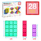 PicassoTiles Large Stabilizer Building Block Base Magnetic Building Block Tiles Jumbo XL Plate Foundation Kit Magnet Tile Stacking STEM Toy Set