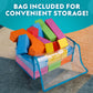 National Geographic Kids Jumbo Foam Blocks - 30-Piece Foam Building Blocks for Toddlers & Preschoolers, Soft Stackable Blocks with Storage Bag, Early