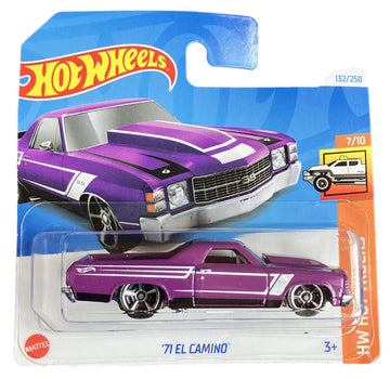 Hot Wheels El Camino (Purple), HW Hot Trucks 7/10, 1:64 Scale 132/250