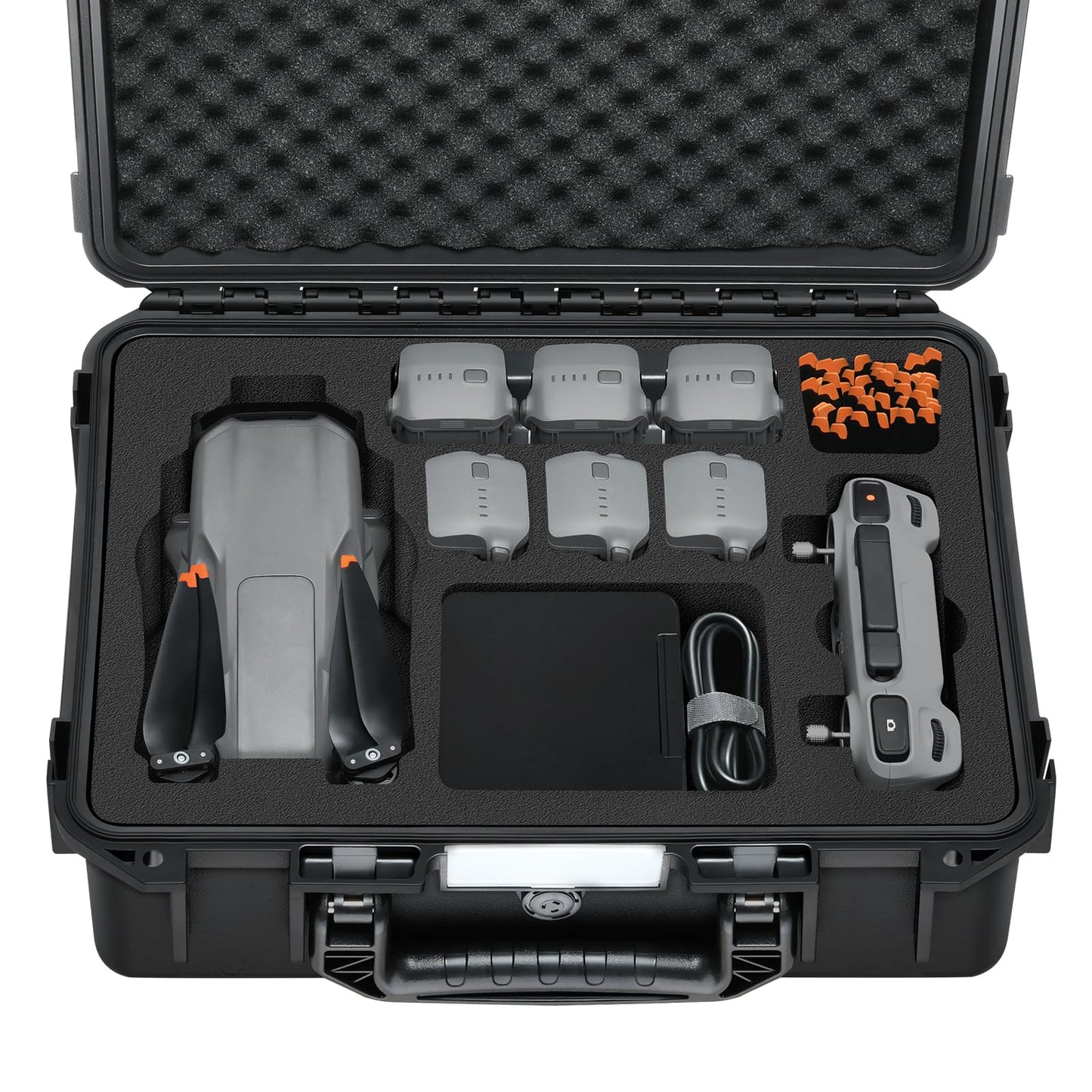 Hard Case for DJI Air 3S/Air 3 - Waterproof Carrying Cases, Portable Storage Bag Fits for DJI Fly More Combo, RC 2/RC-N2/RC-N3 Controller, Batteries