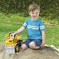Matchbox Large-Scale Sand Truck with 5 Die-Cast Toy Construction Vehicles in 1:64 Scale, Indoor & Outdoor Play Multicolor