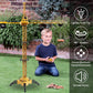 Liberty Imports 6 Channel RC Mega Tower Crane, 50.4 inch Tall 2.4GHz Remote Control Construction Site Toy 680° Rotation Lift Model with Tower Lights