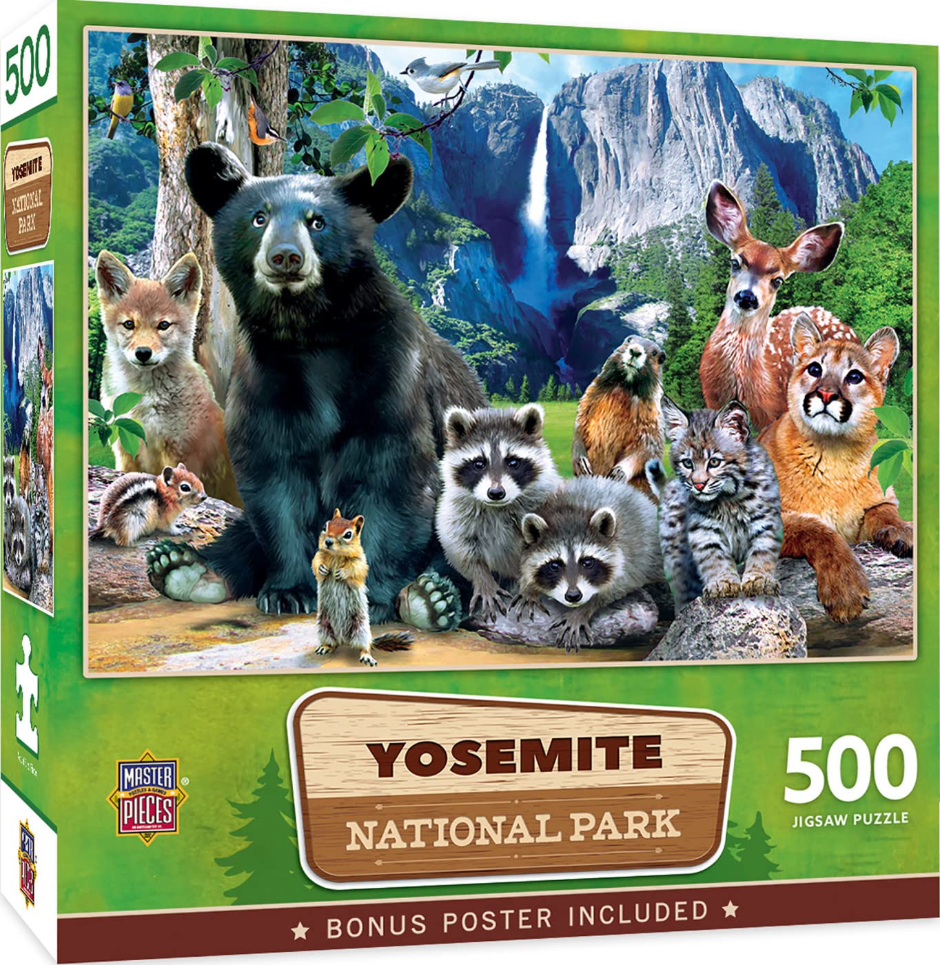 Masterpieces Yosemite National Park Jigsaw Puzzle - 500 Pieces, Nature Theme - Age 14+