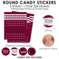 Big Dot of Happiness Maroon Grad - Best is Yet to Come - 2026 Burgundy Graduation Party Small Round Candy Stickers - Party Favor Labels - 324 Count