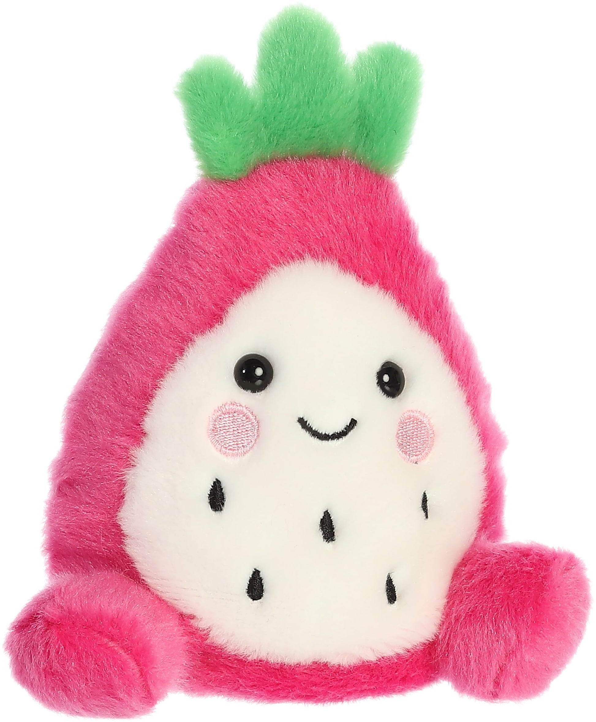 Aurora® Adorable Palm Pals™ Rhys Dragon Fruit™ Stuffed Animal - Pocket-Sized Play - Collectable Fun - Pink 5 Inches
