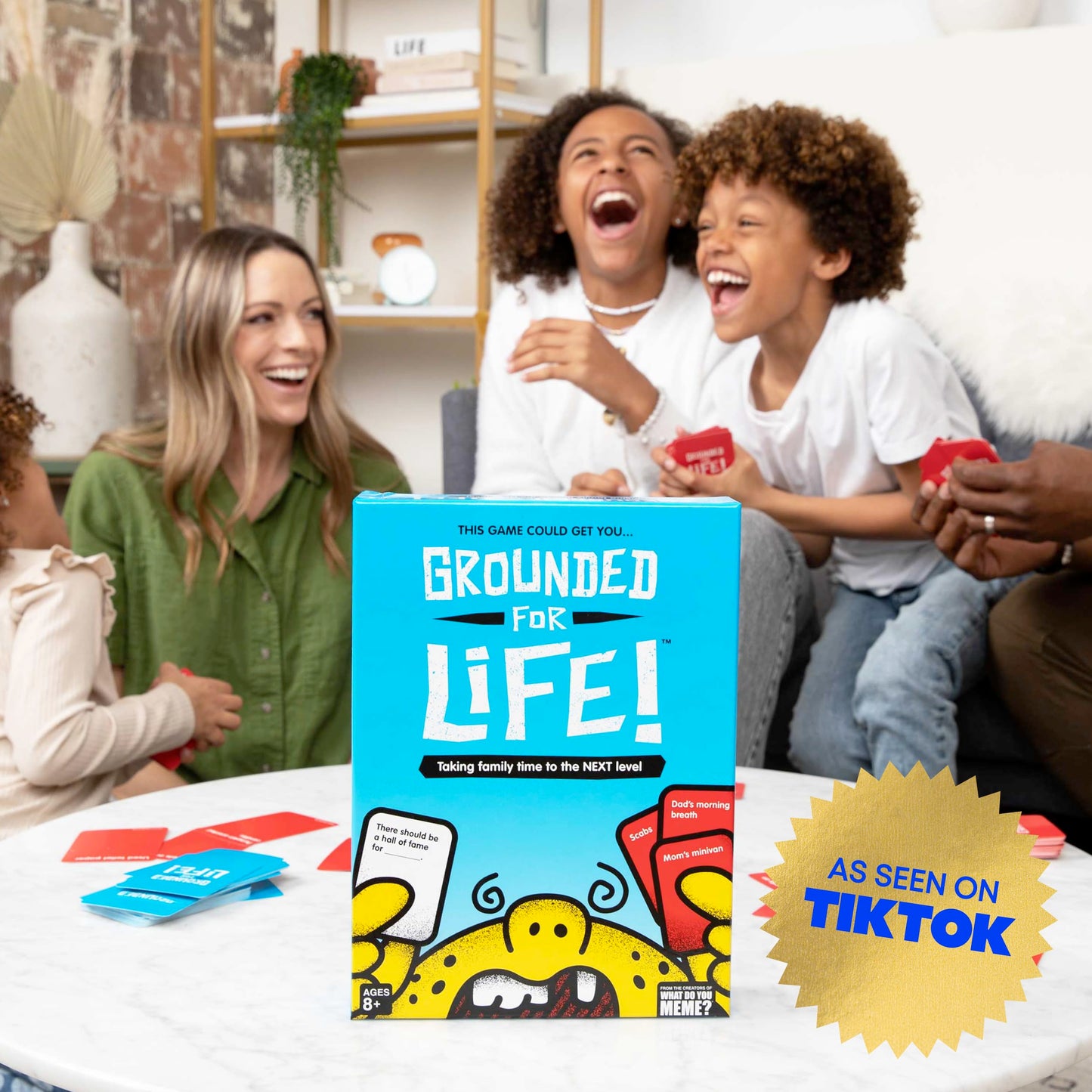 WHAT DO YOU MEME? Grounded for Life - The Ultimate Family Night Game - Family Card Games for Kids and Adults Family