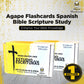 100 Spanish Bible Scripture Study: Estudio de las Escrituras | Estudiar Tarjetas de Flash | Reina Valera 1960 Edicion | 100 de las escrituras mas