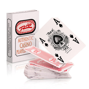 Authentic Las Vegas Casino Playing Cards - 2 Deck Bundle (No Jokers) - Used Casino Cards with Cut Corners, Standard Size - Designs from Assorted