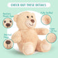 BenBen Teddy Bear Stuffed Animals, 8 inch Teddy Bear Bulk, 2 Pack Baby Bear Plush Toy for Baby Shower Easter Decoration, Gift for Boys Girls