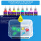 Kiditos Magic Water Elf Toy Kit for Kids, Glow-in-the-Dark Water Elves Craft Kit-DIY Water Pets Craft Kit with 8 Glow Gels, 10 Molds & Star Bottle
