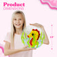 4E's Novelty 3D Beach Balls - 4 Pack 13" Inflatable Pool Toys, Flamingo, Mermaid, Shark, Sea Horse Unique Pool Ball, Ocean Under the Sea Party
