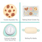 Baby GUND My First Baking Plush Playset with Sounds, Rattle, Squeaks and Crinkles, Ultra Soft Plush Sensory Toy for Babies and Newborns