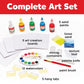 Faber-Castell 3D Sand Painting Kit for Kids: Create 5 Sand Art Pictures, DIY Arts and Crafts for Kids, Art Projects and Gifts for Girls and Boys (Ages