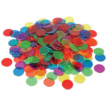 Learning Resources Transparent Color Counting Chips