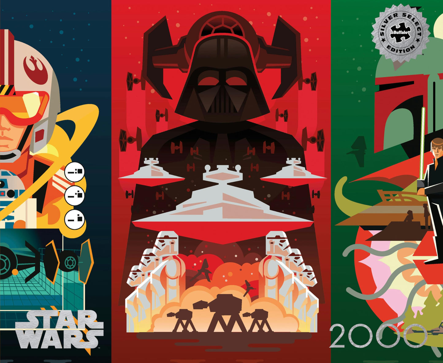 Buffalo Games Star Wars™ Original Trilogy 2000 Piece Puzzle for Adults
