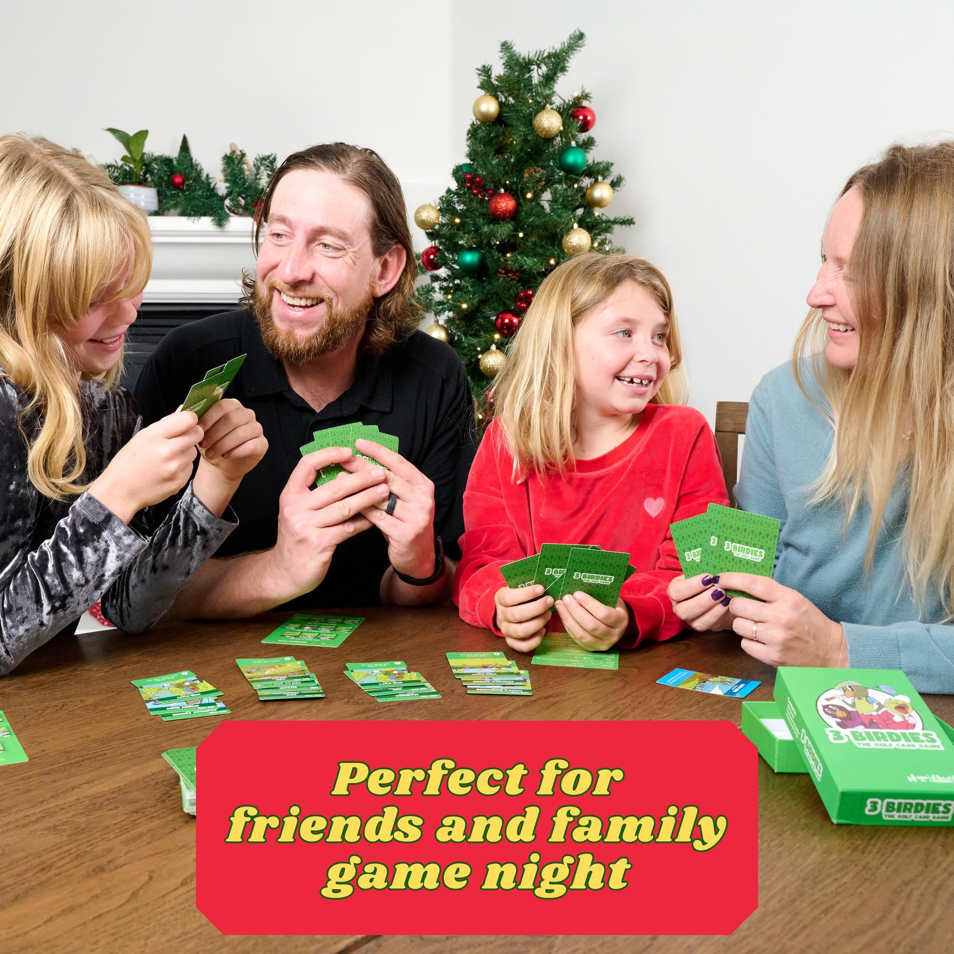 3 Birdies The Golf Card Game - Fun, Fast-Paced, and Strategic Family Games for Game Night, Easy to Learn, Great for Couples, Adults, Teens, and Kids