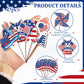 4th of July Cupcake Toppers Independence Day Theme Party Decorations