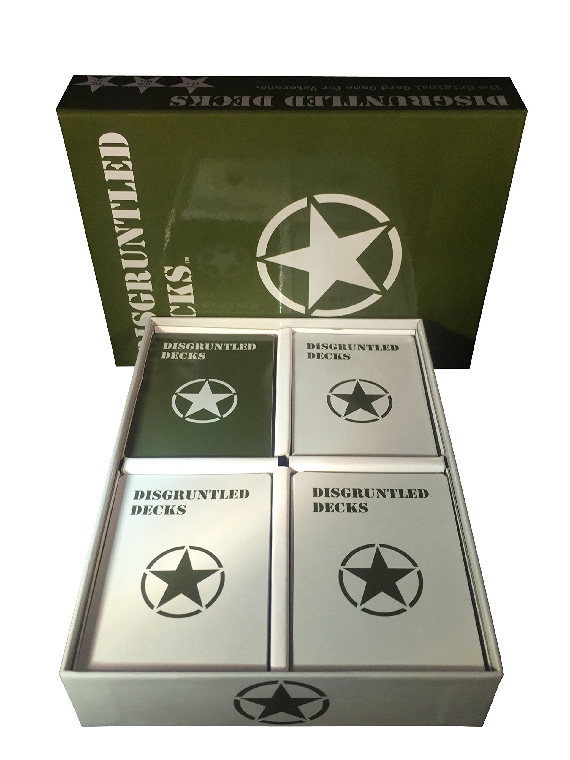 Disgruntled Decks - The Original Military Party Card Game for Veterans - Army-Themed Deck